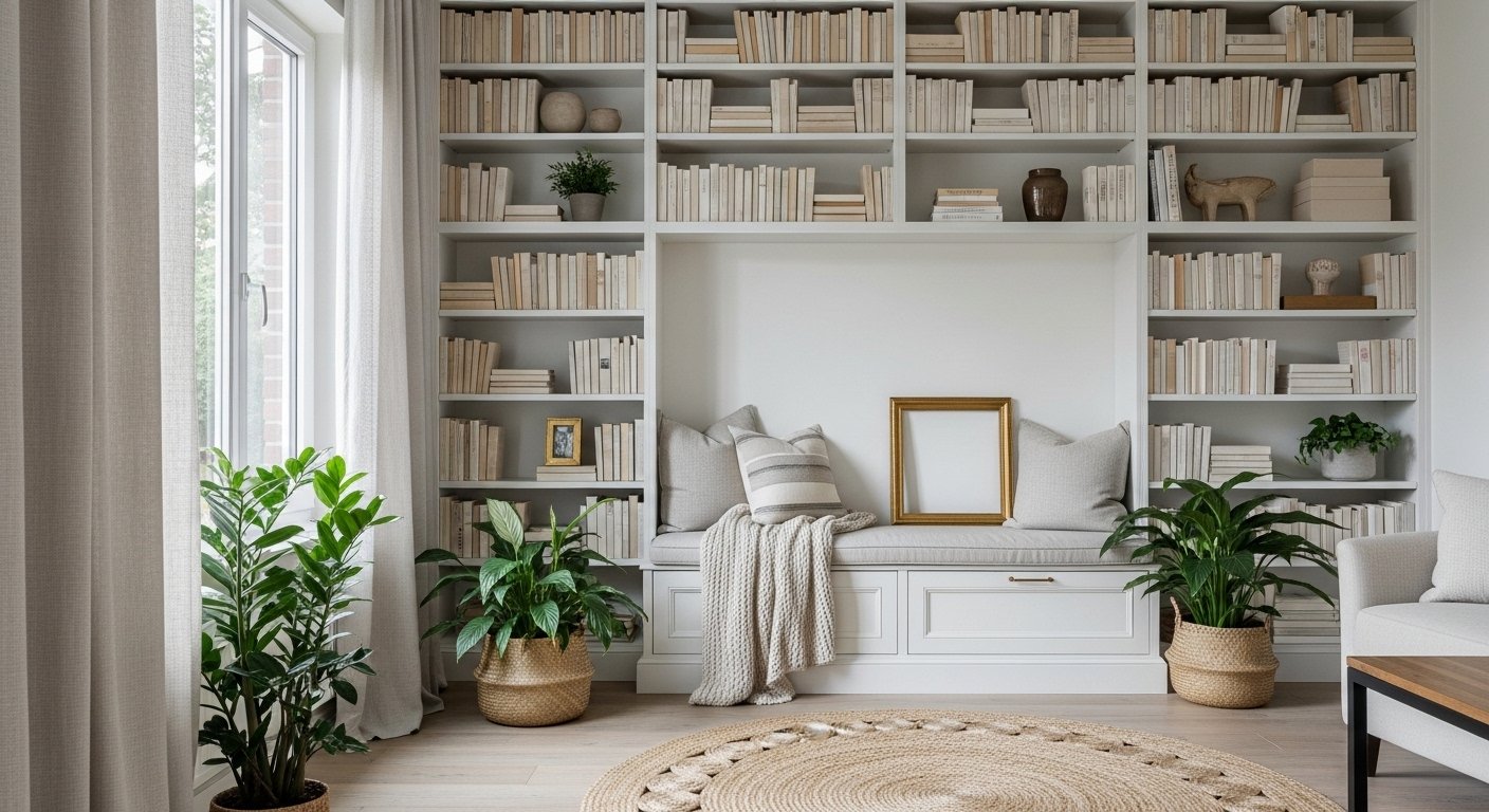 21 Home Library Ideas That Look Built-In (Even If They’re DIY)