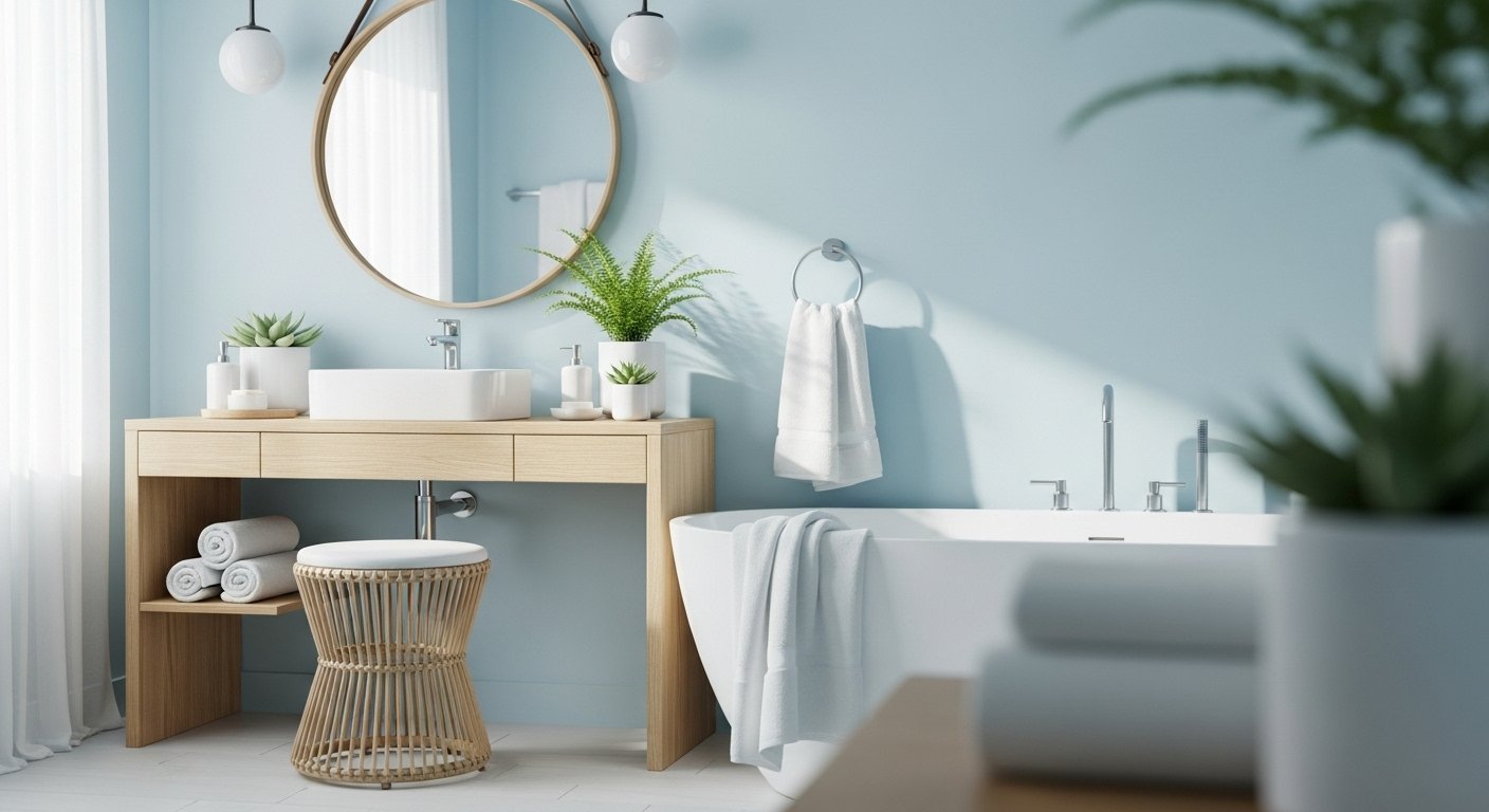 16 Pastel Blue Bathroom Ideas for a Soft, Spa-Like Refresh