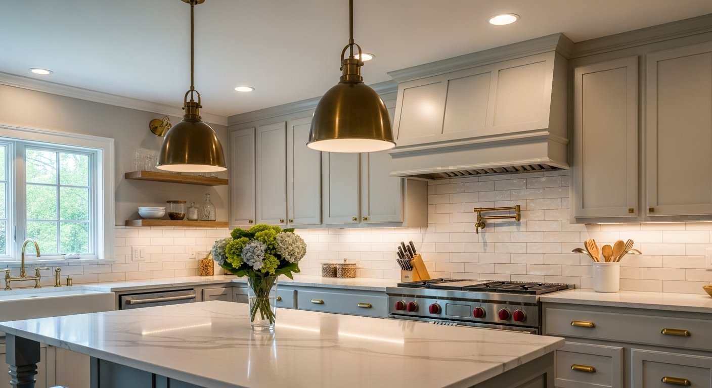 19 Modern Kitchen Lighting Ideas That Make Cabinets and Counters Pop