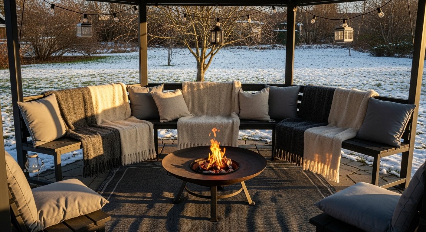 11 Winter Gazebo Ideas to Turn Your Backyard Into a Cozy Cold-Weather Hangout