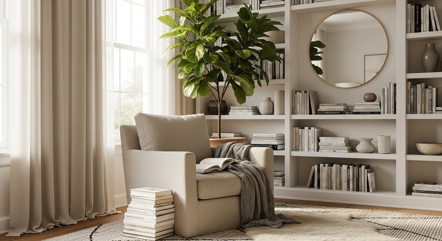 10 Bright Home Library Ideas That Make Reading Corners Feel Airy