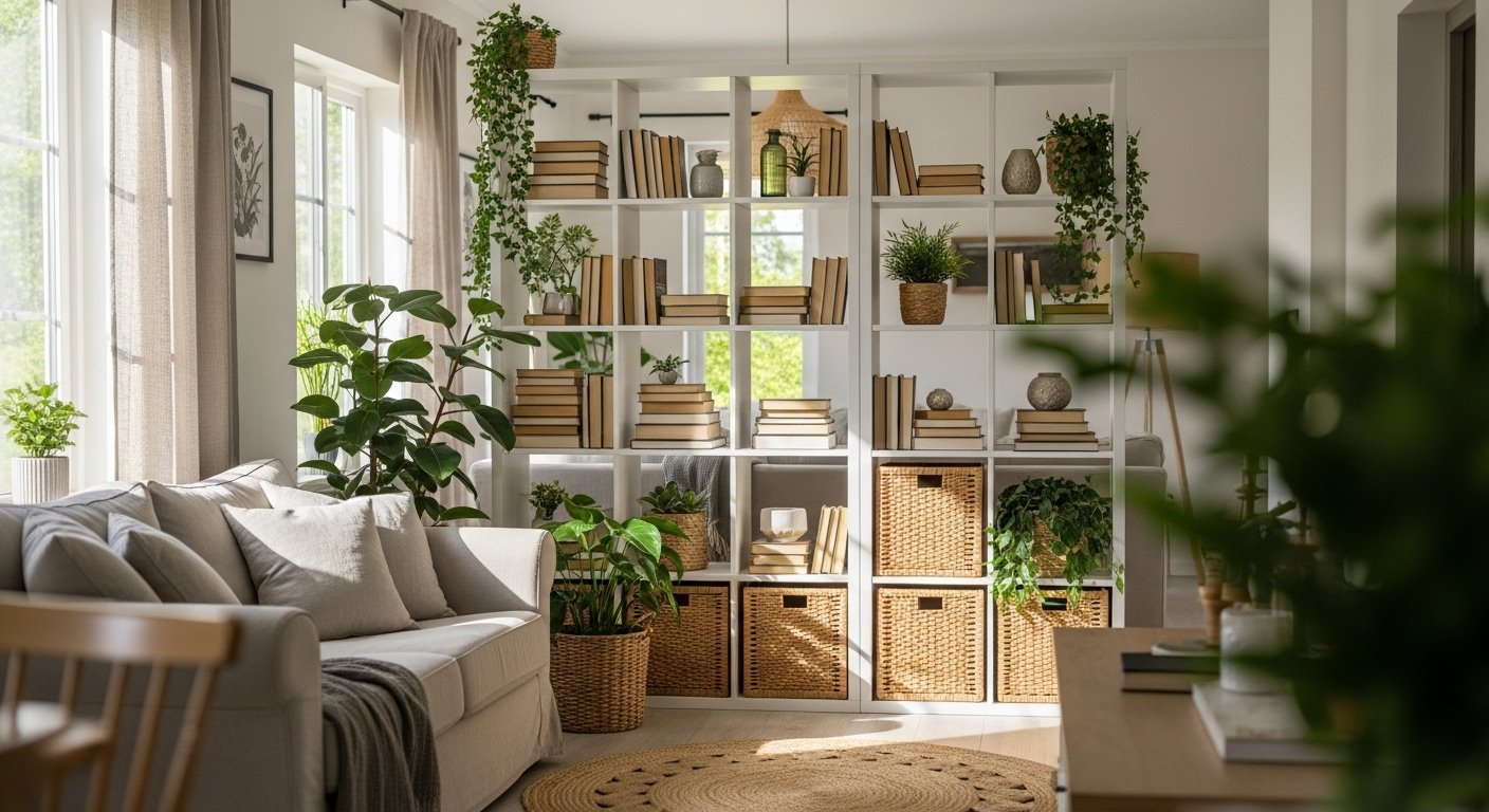 15 Shelf Room Divider Ideas for Small Living Rooms (Storage + Style in One)