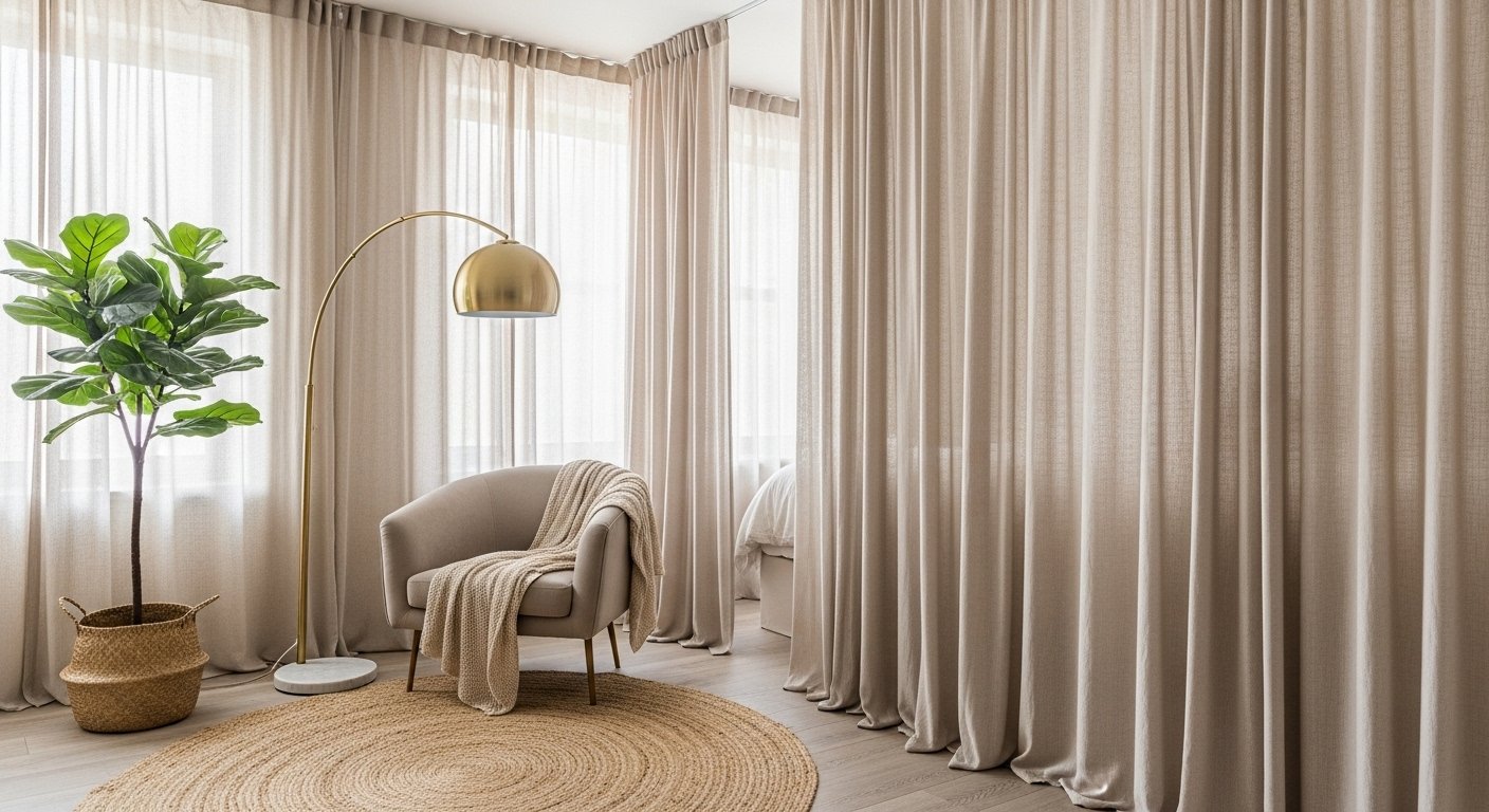 Curtain Room Dividers That Look Expensive: 9 Ways to Style Them Like Decor