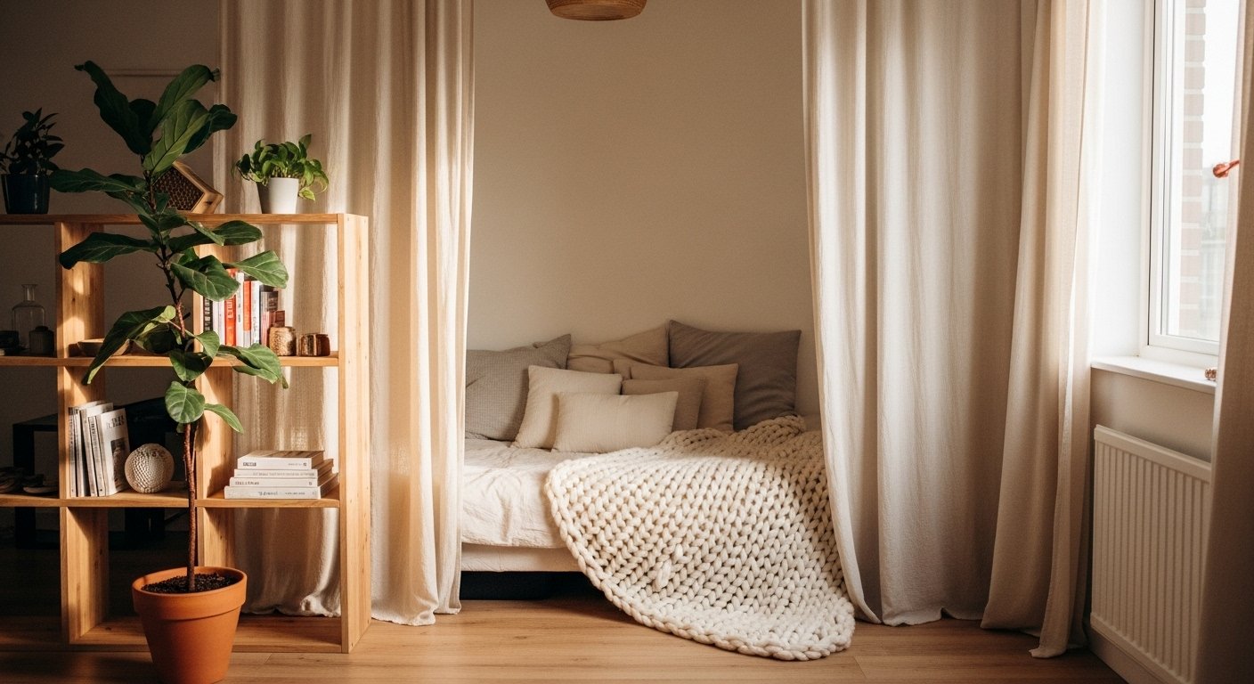 Room Divider Ideas for Bedrooms: 16 Layouts for Shared Rooms and Studio Sleeping Areas