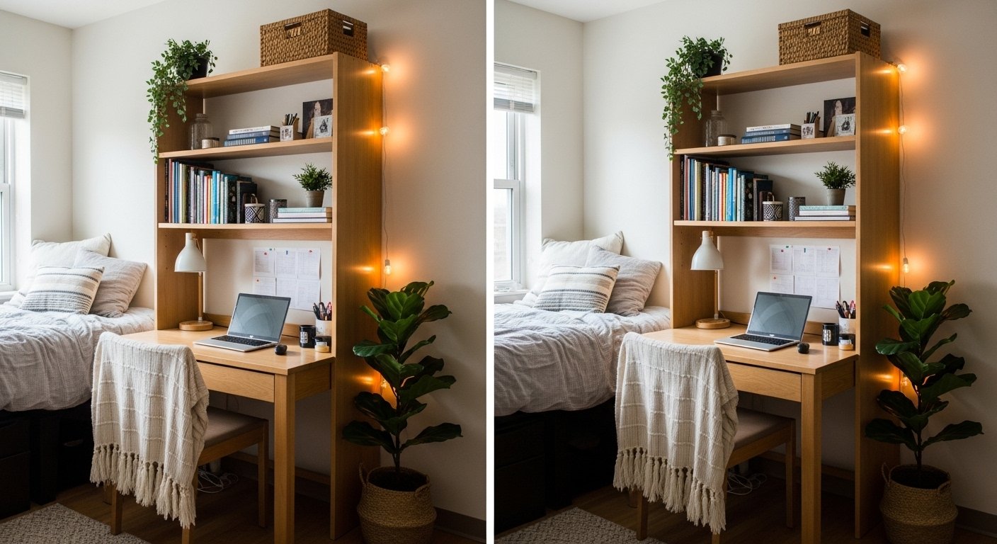 Dorm Room Divider Ideas: 9 Setups That Create a Study Zone and a Sleep Zone