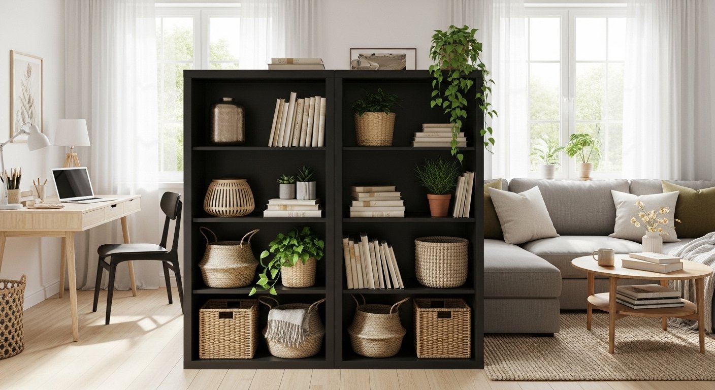 IKEA Hack Bookcase Room Divider Ideas: 9 Budget Builds That Look Custom