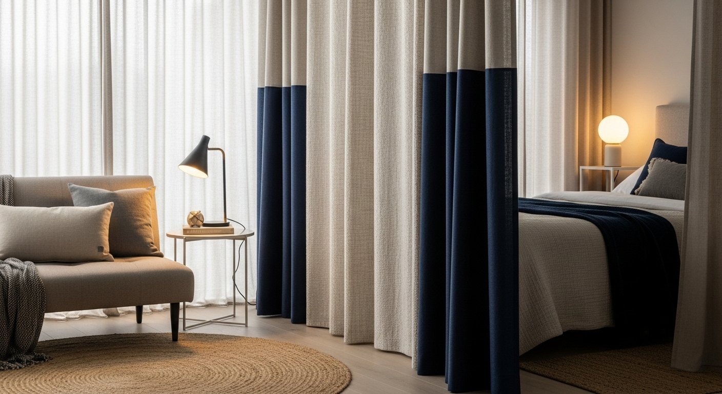 DIY Room Divider Ideas Using Curtains: 6 Budget Builds for Studio Apartments
