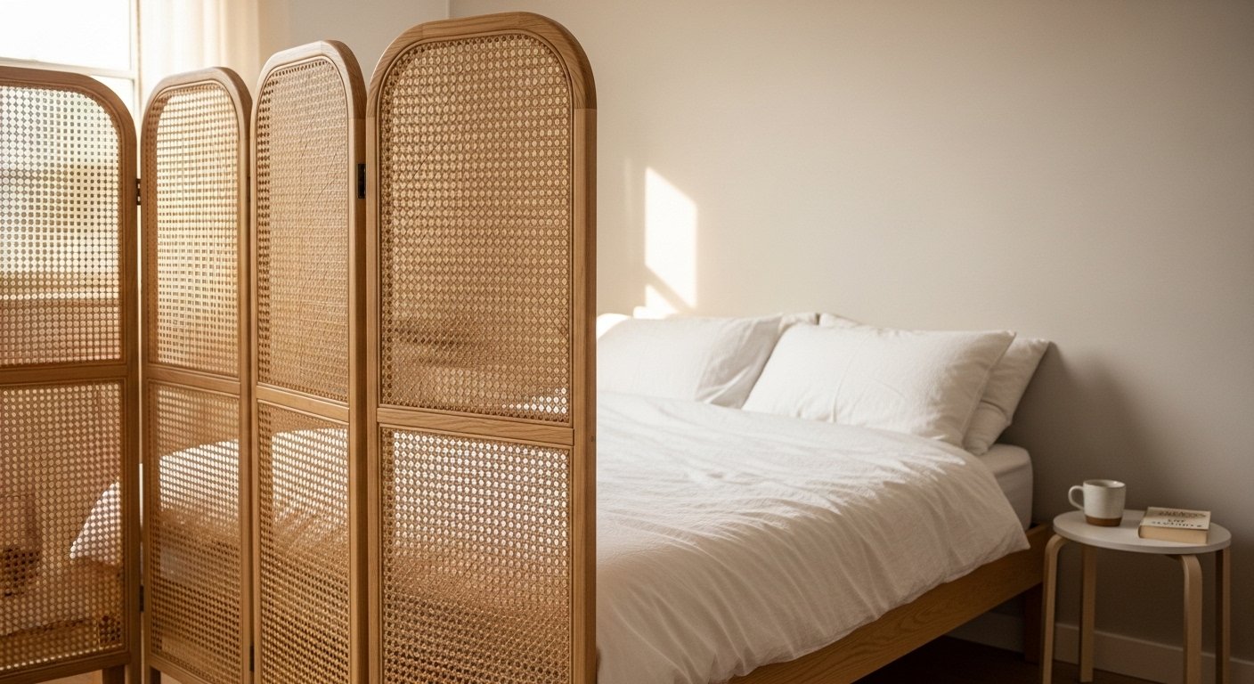 10 Small Bedroom Divider Ideas to Create a Dressing Area or Office Nook