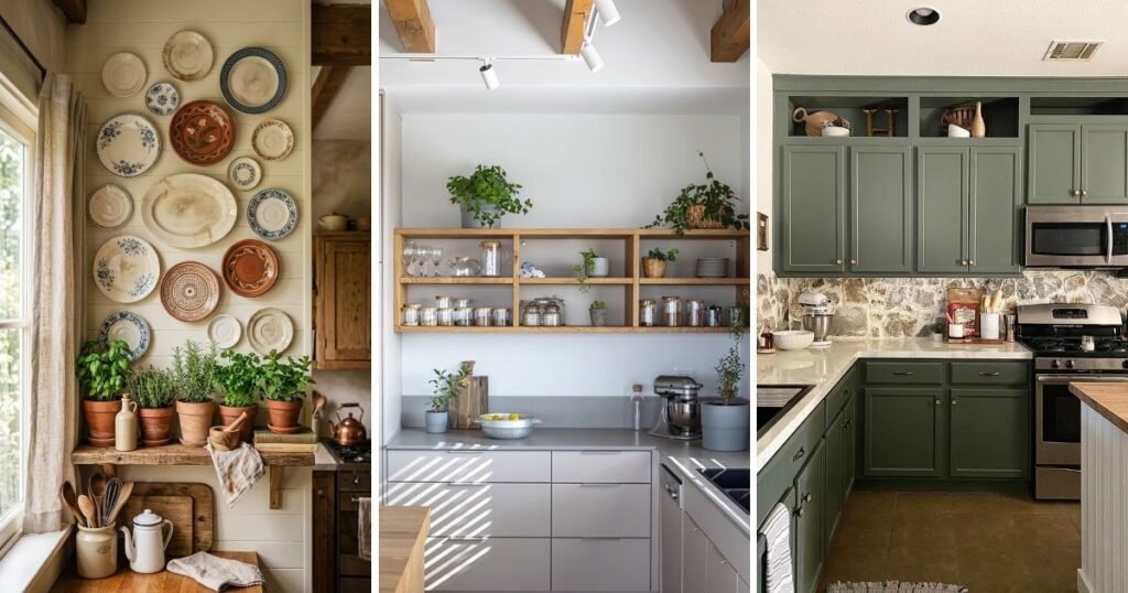 15 Easy Modern Above Cabinet Decor Kitchen You Will Love