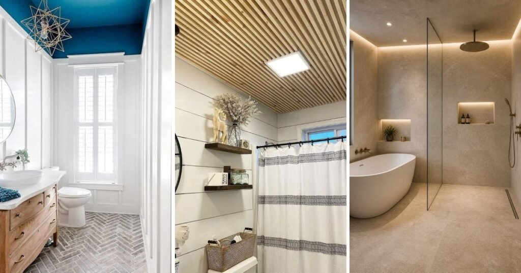 12 Top Bathroom Ceiling Ideas Modern For Small Spaces to Try