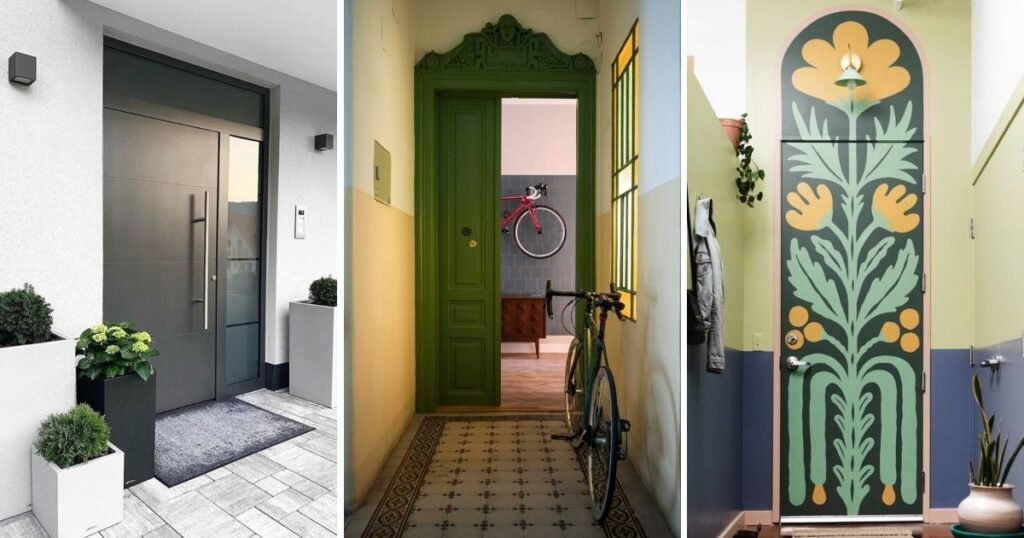 25 Cool Modern Apartment Front Door Decor for Any Home