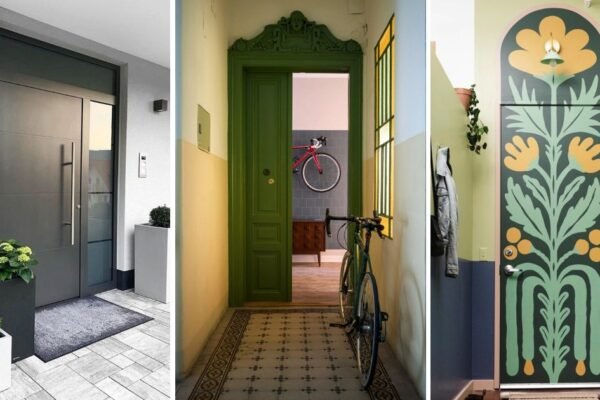 25 Cool Modern Apartment Front Door Decor for Any Home