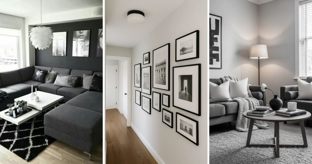 12 Top Black And White Living Room Decor For Small to Try