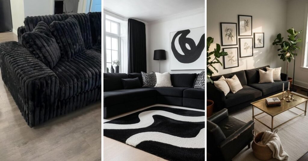 15 Easy Black Couch Living Room Decor Ideas You Will Love