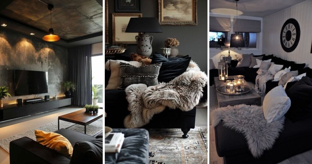 12 Top Black Living Room Decor Ideas on a Budget
