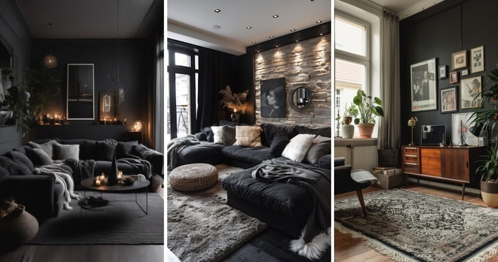 25 Cool Black Living Room Ideas Apartments For Small to Try