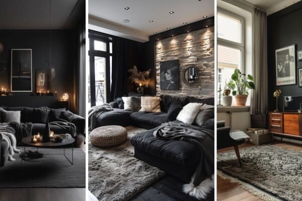 25 Cool Black Living Room Ideas Apartments For Small to Try