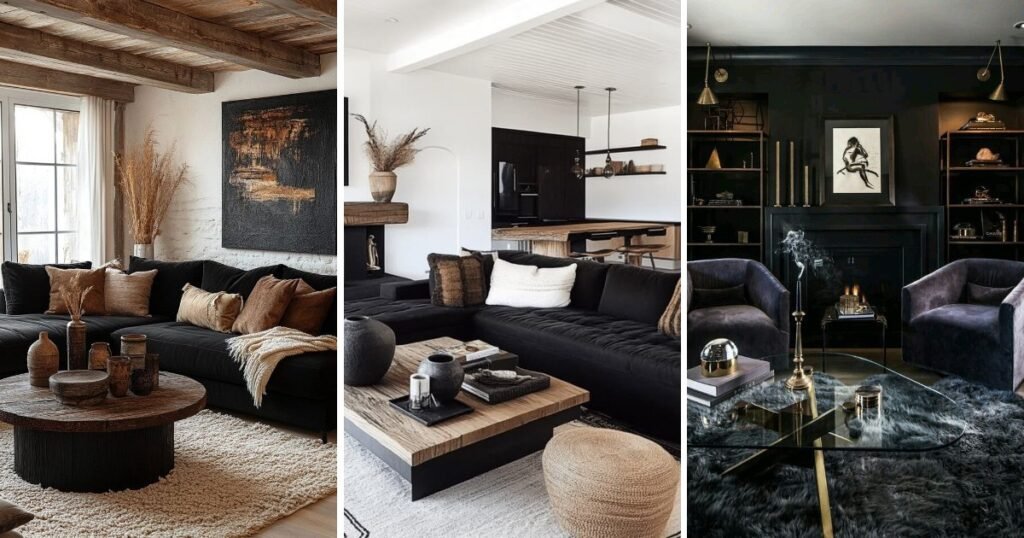 20 Best Black Living Room Ideas Apartments Ideas to Try