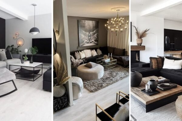 12 Top Modern Black Living Room Ideas Apartments on a Budget