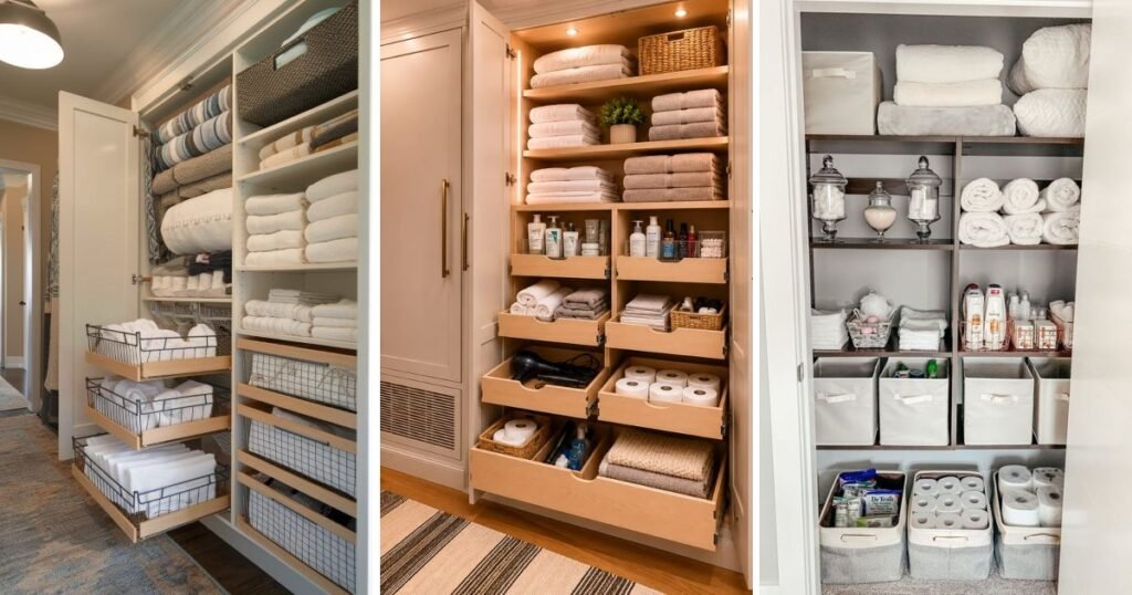 15 Easy Bathroom Closet Organization For Small Spaces to Try