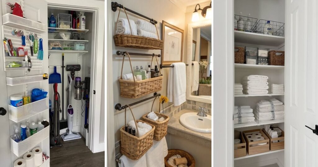 25 Cool Bathroom Closet Organization Ideas for Any Home