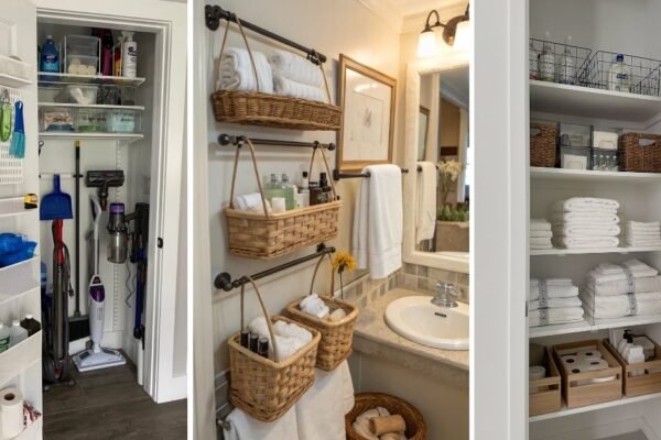25 Cool Bathroom Closet Organization Ideas for Any Home