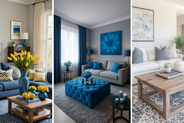 10 Fun Blue Living Room Decor Ideas That Feel Cozy