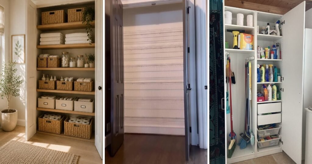 10 Fun Cleaning Closet Organization For Small Spaces to Try