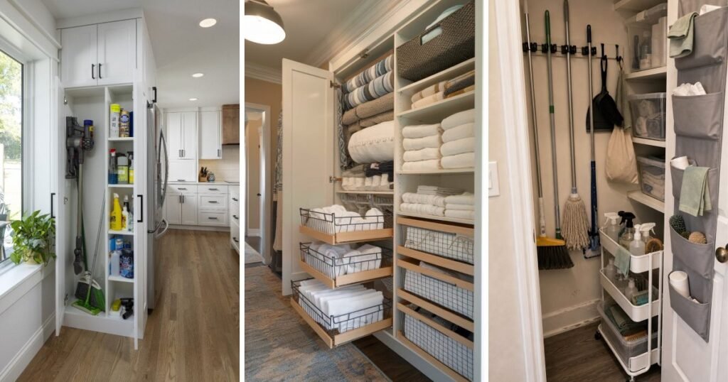 12 Top Cleaning Closet Organization Ideas on a Budget