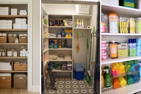 25 Cool Modern Cleaning Closet Organization for Any Home