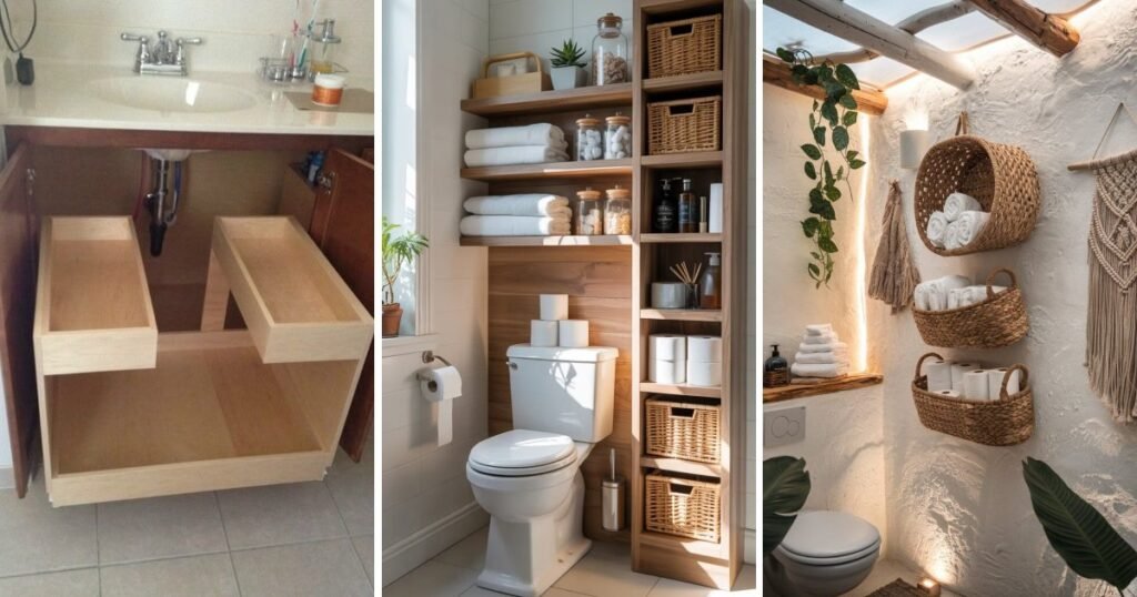 10 Fun Modern Bathroom Storage Ideas For Small Spaces to Try