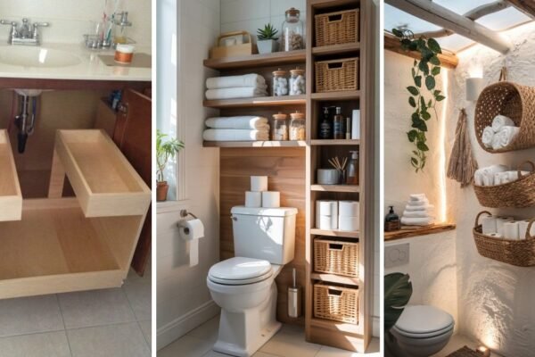 10 Fun Modern Bathroom Storage Ideas For Small Spaces to Try