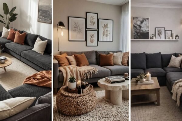 20 Best Charcoal Grey Couch Living Room Decor For to Try