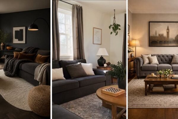 15 Easy Modern Charcoal Grey Couch Living Room Decor to Try
