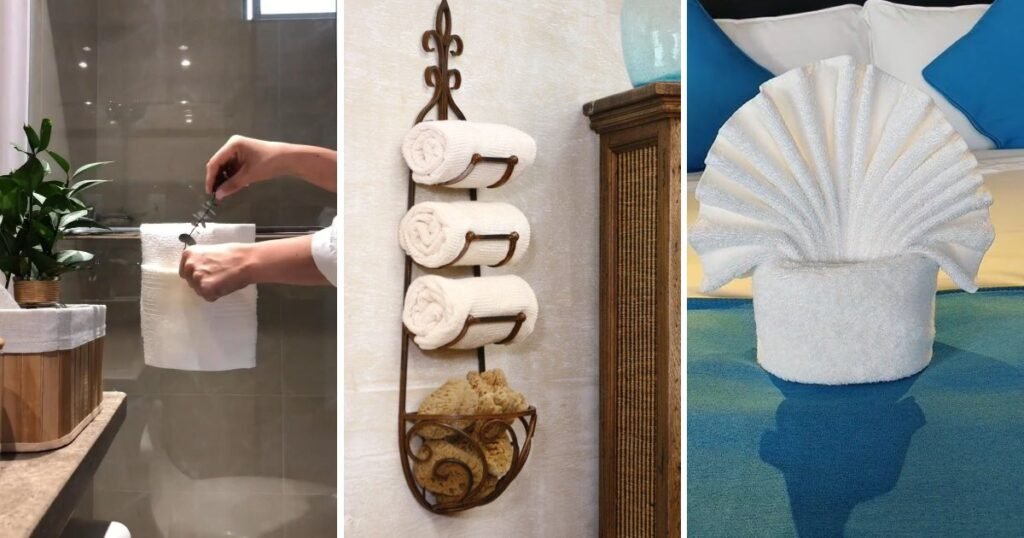 15 Easy Bathroom Towel Decor For Small Spaces You Will Love