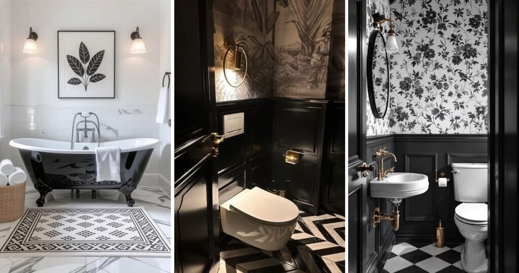 15 Easy Black And White Bathroom Decor For Small to Try