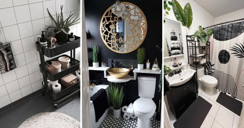 10 Fun Modern Black And White Bathroom Decor That Feel Cozy