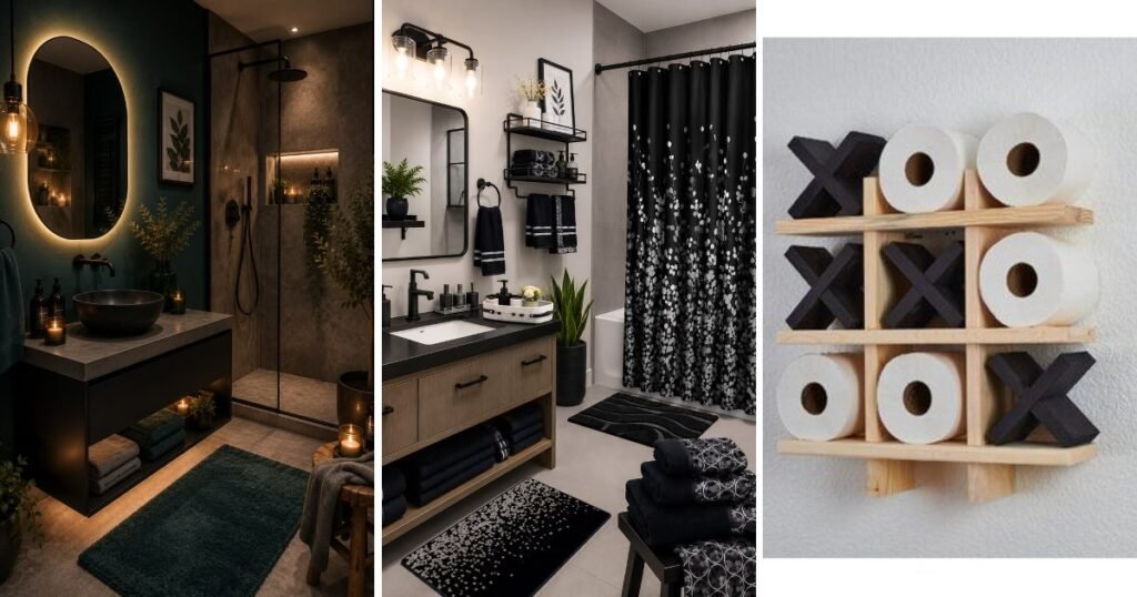 25 Cool Black Bathroom Decor Ideas for Any Home