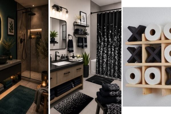 25 Cool Black Bathroom Decor Ideas for Any Home
