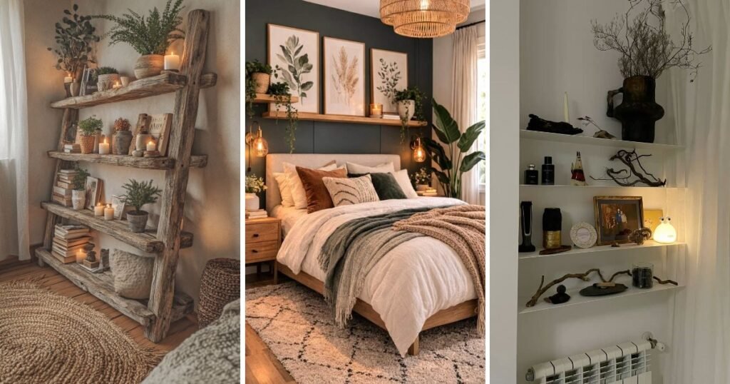 10 Fun Modern Bedroom Shelf Decor That Feel Cozy