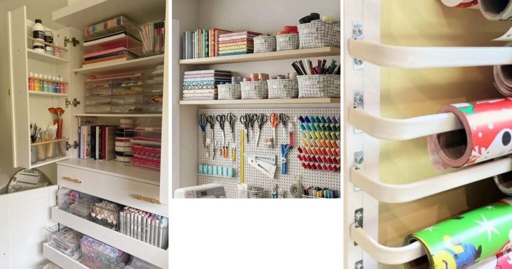 12 Top Modern Craft Closet Organization on a Budget