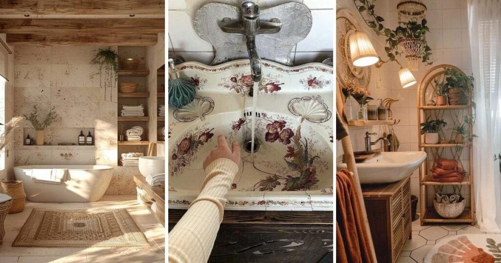20 Best Boho Bathroom Decor For Small Spaces to Try