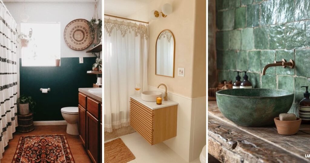 10 Fun Boho Bathroom Decor Ideas That Feel Cozy