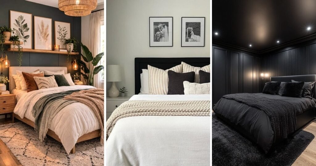 10 Fun Black Bedroom Decor Ideas That Feel Cozy