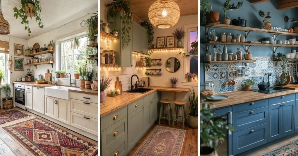 12 Top Modern Boho Kitchen Decor on a Budget