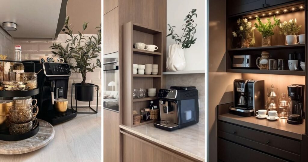20 Best Modern Coffee Bar Ideas Kitchen Counter to Try