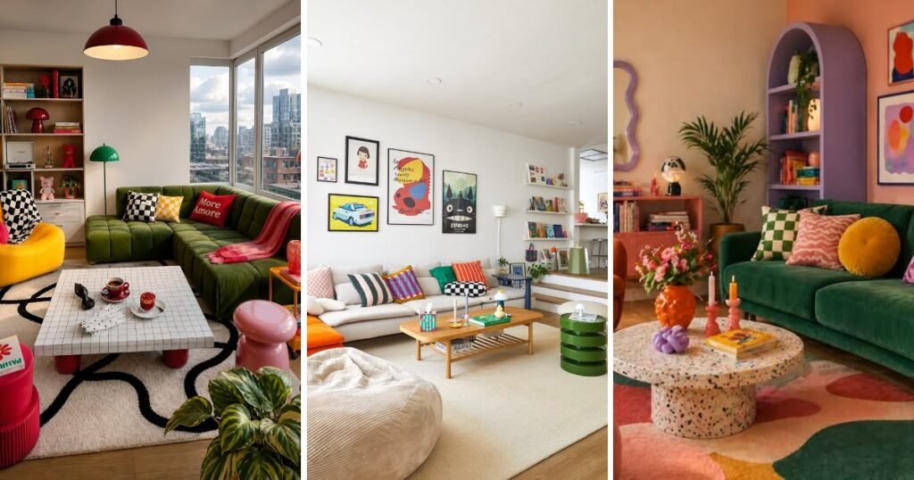 10 Fun Modern Dopamine Decor Living Room That Feel Cozy
