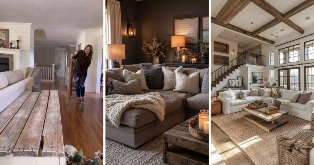 25 Cool Farmhouse Decor Living Room Ideas for Any Home