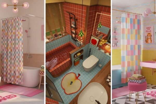 25 Cool Modern Dopamine Decor Bathroom for Any Home
