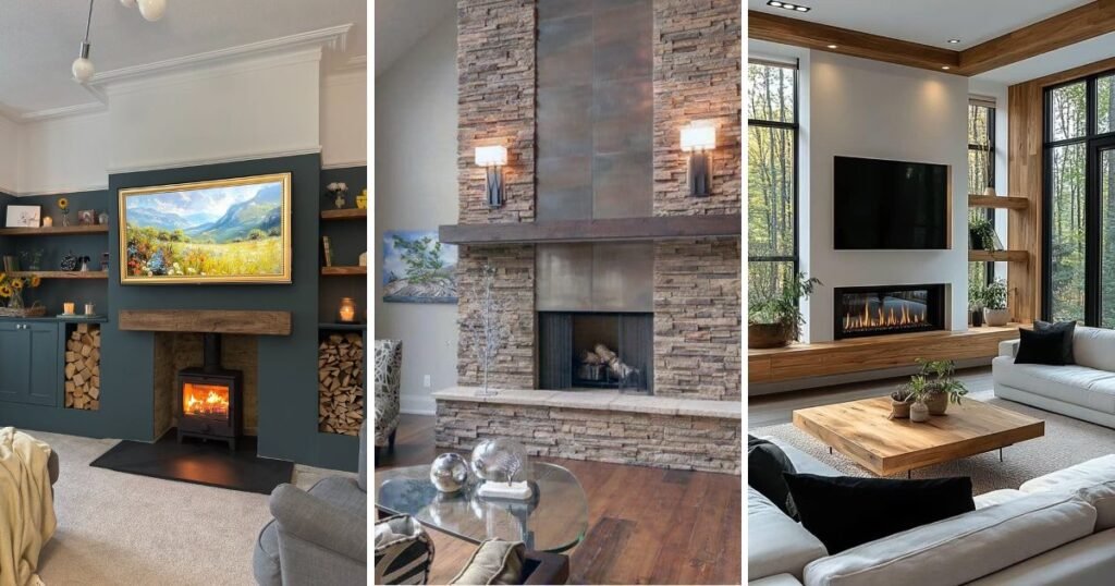 10 Fun Modern Fireplaces Ideas Living Room That Feel Cozy
